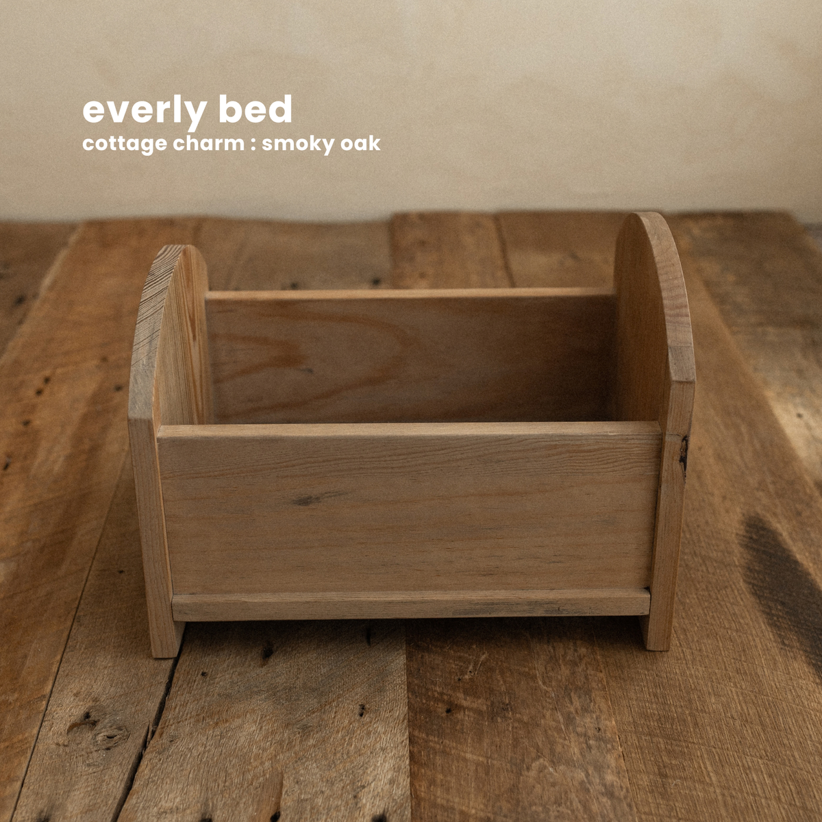 EVERLY BED : cottage charm {smoky oak}