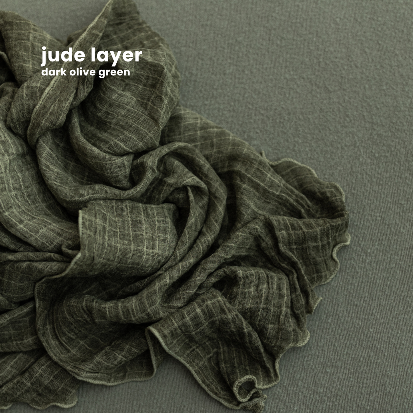 JUDE LAYER : dark olive green