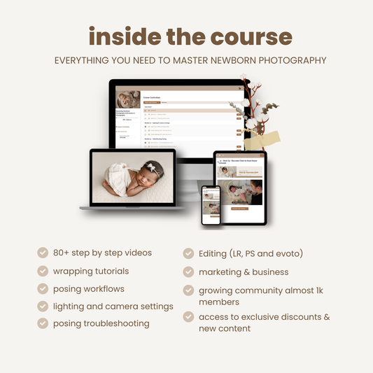 Mastering Newborn Photography : Lifetime Membership