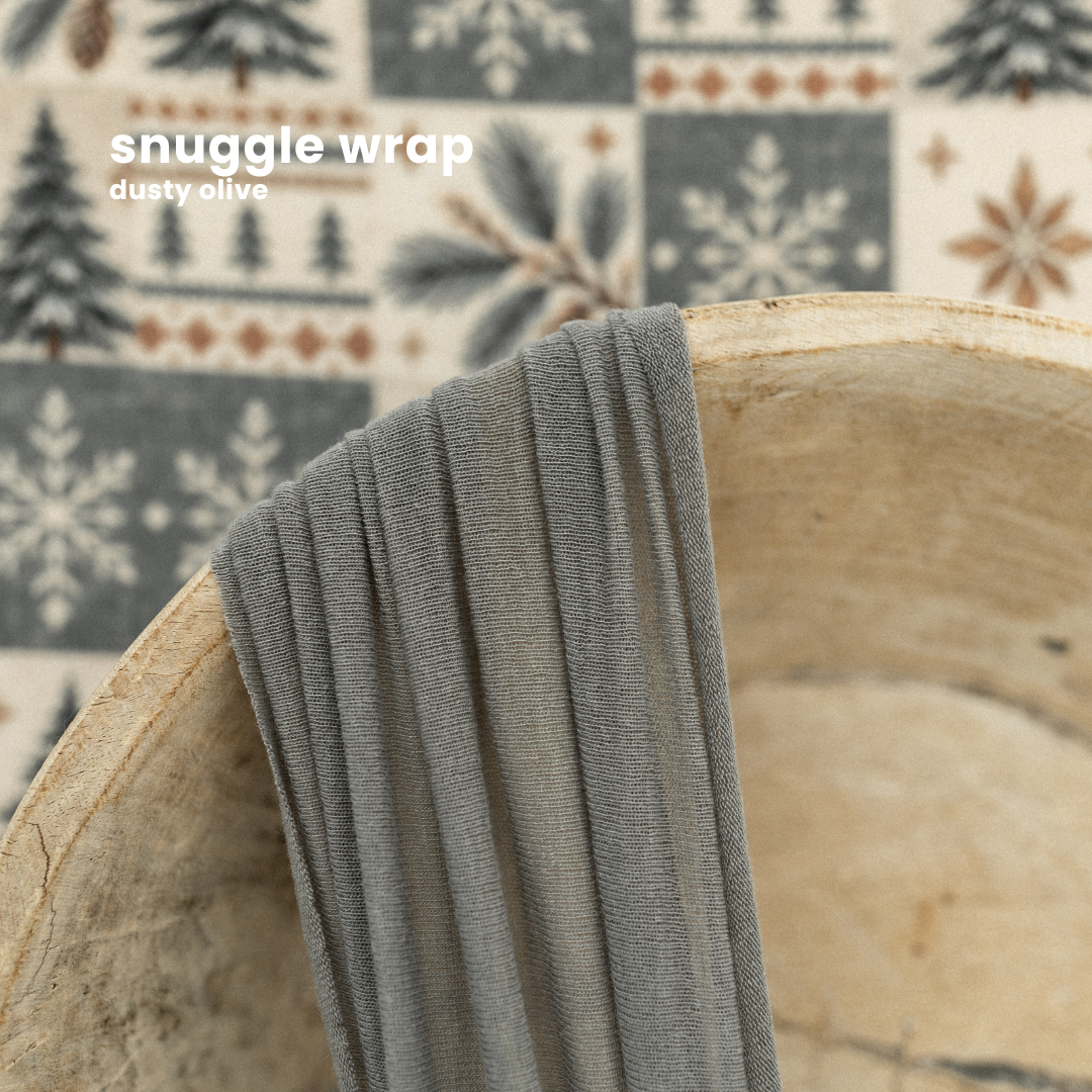 SNUGGLE WRAP : dusty olive