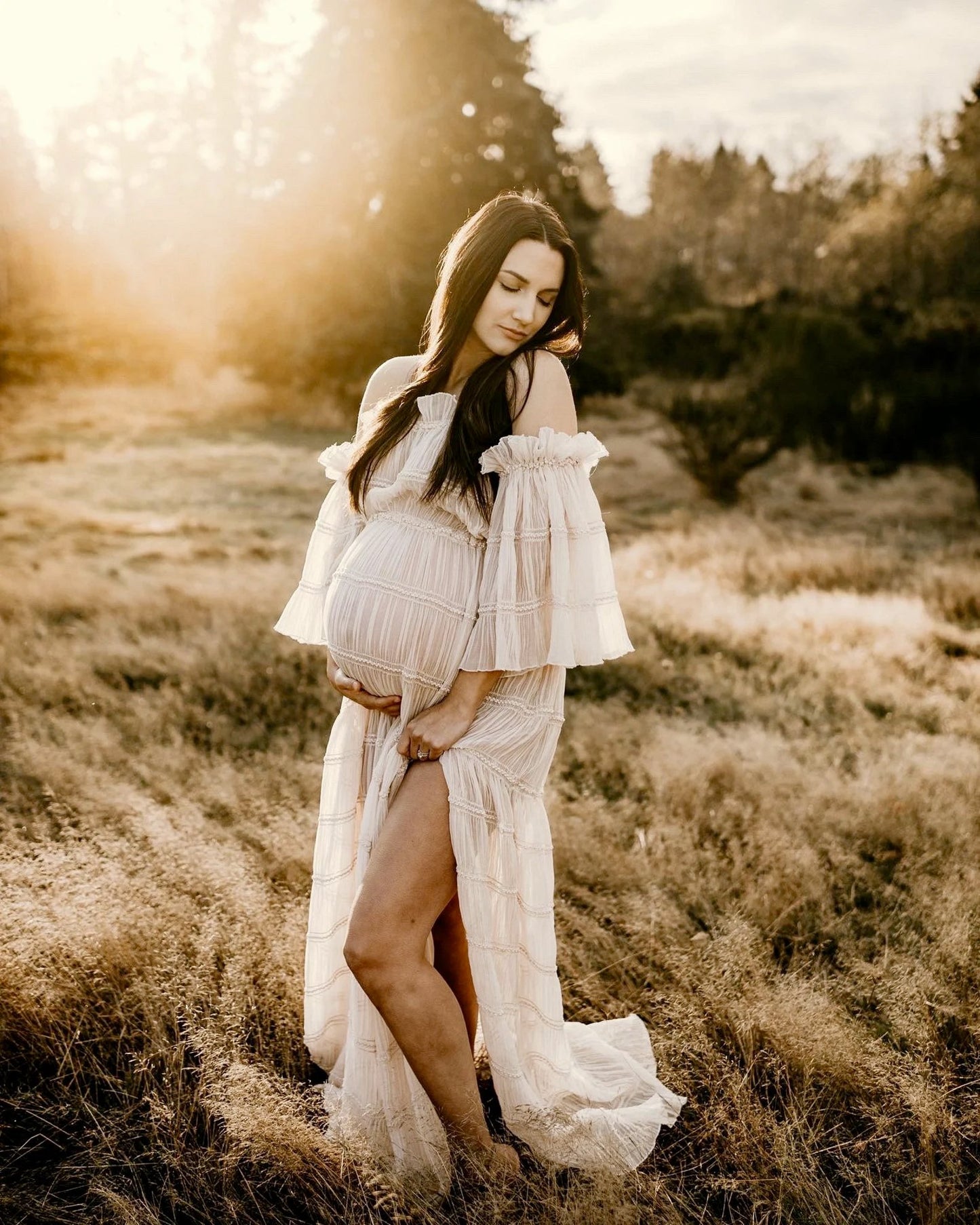 Chiffon Delight maternity dress by wearereclamation