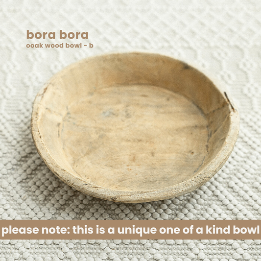 BORA BORA : OOAK WOOD BOWL