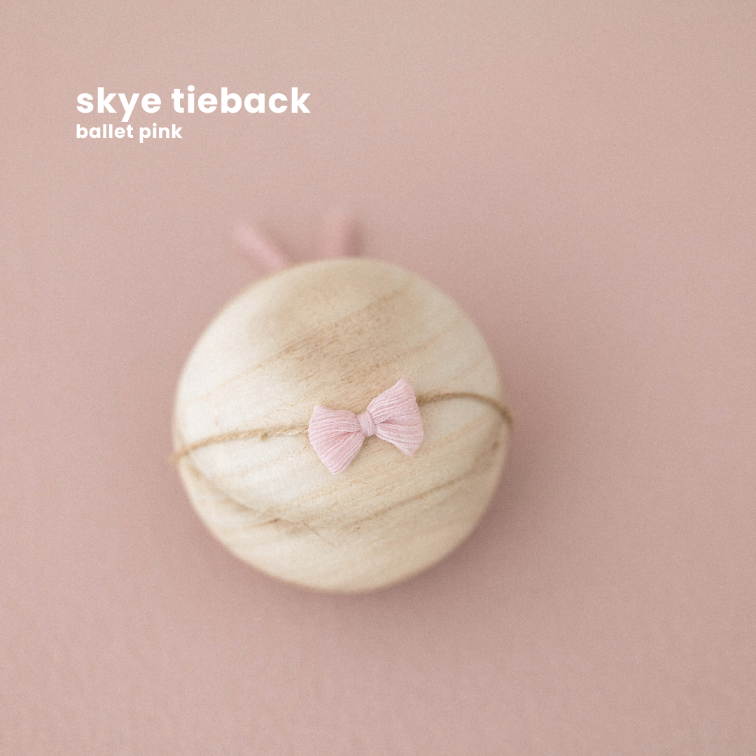 SKYE TIEBACK : BALLET PINK