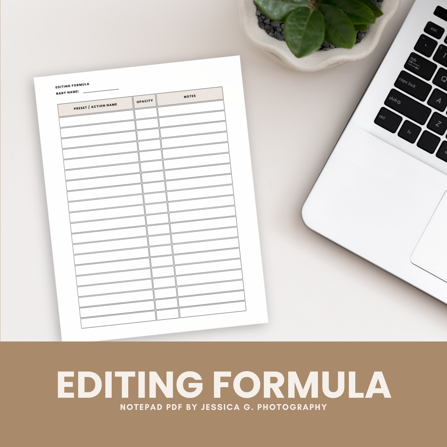 EDITING FORMULA NOTEPAD PDF