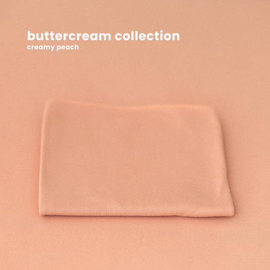 BUTTERCREAM COLLECTION : CREAMY PEACH *drop + wrap*