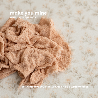 MAKE YOU MINE WRAP/LAYER : peachy
