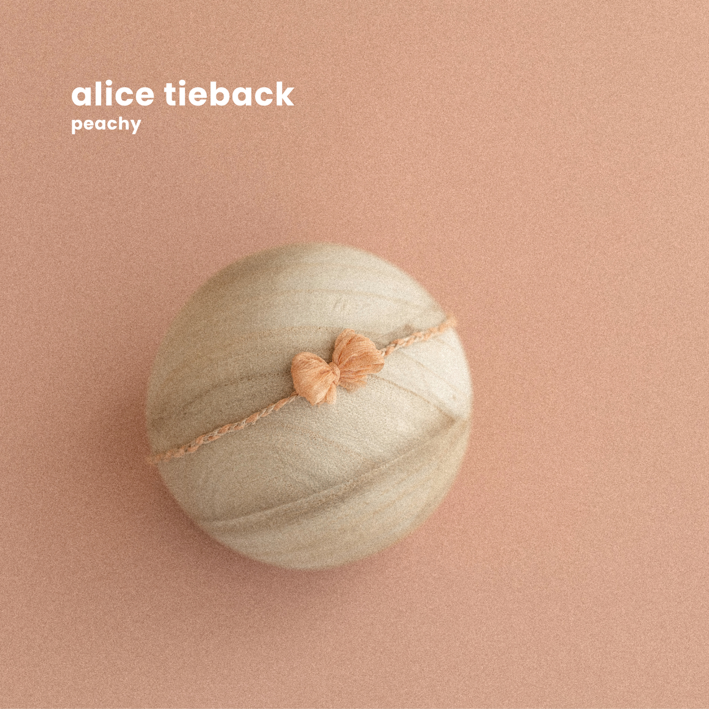ALICE TIEBACK : peachy