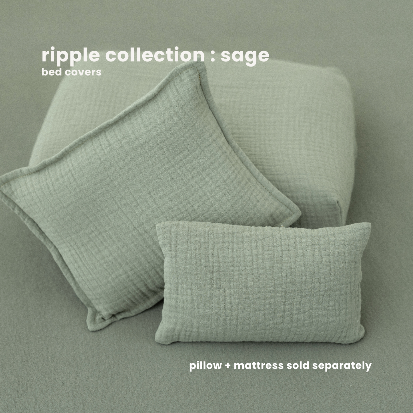 BED COVERS | RIPPLE : SAGE