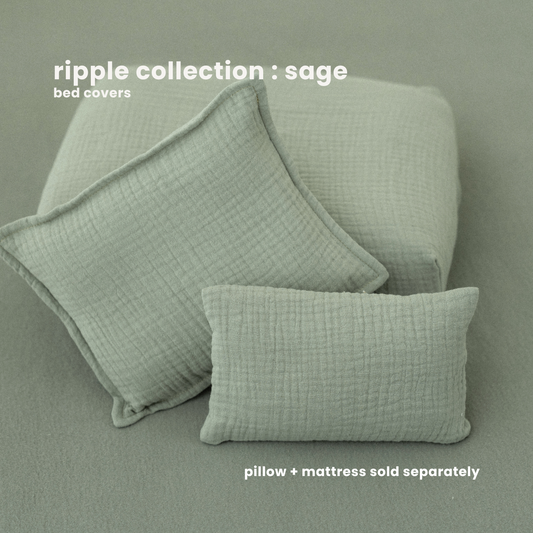BED COVERS | RIPPLE : SAGE