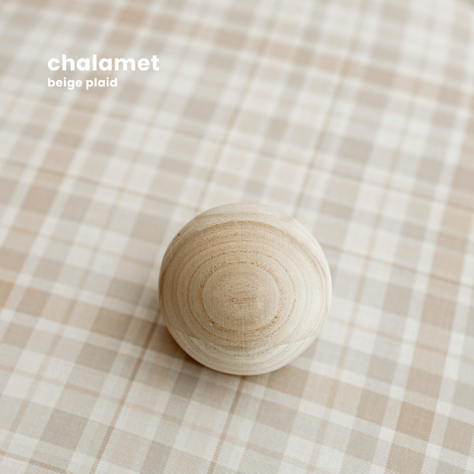 CHALAMET : BEIGE PLAID