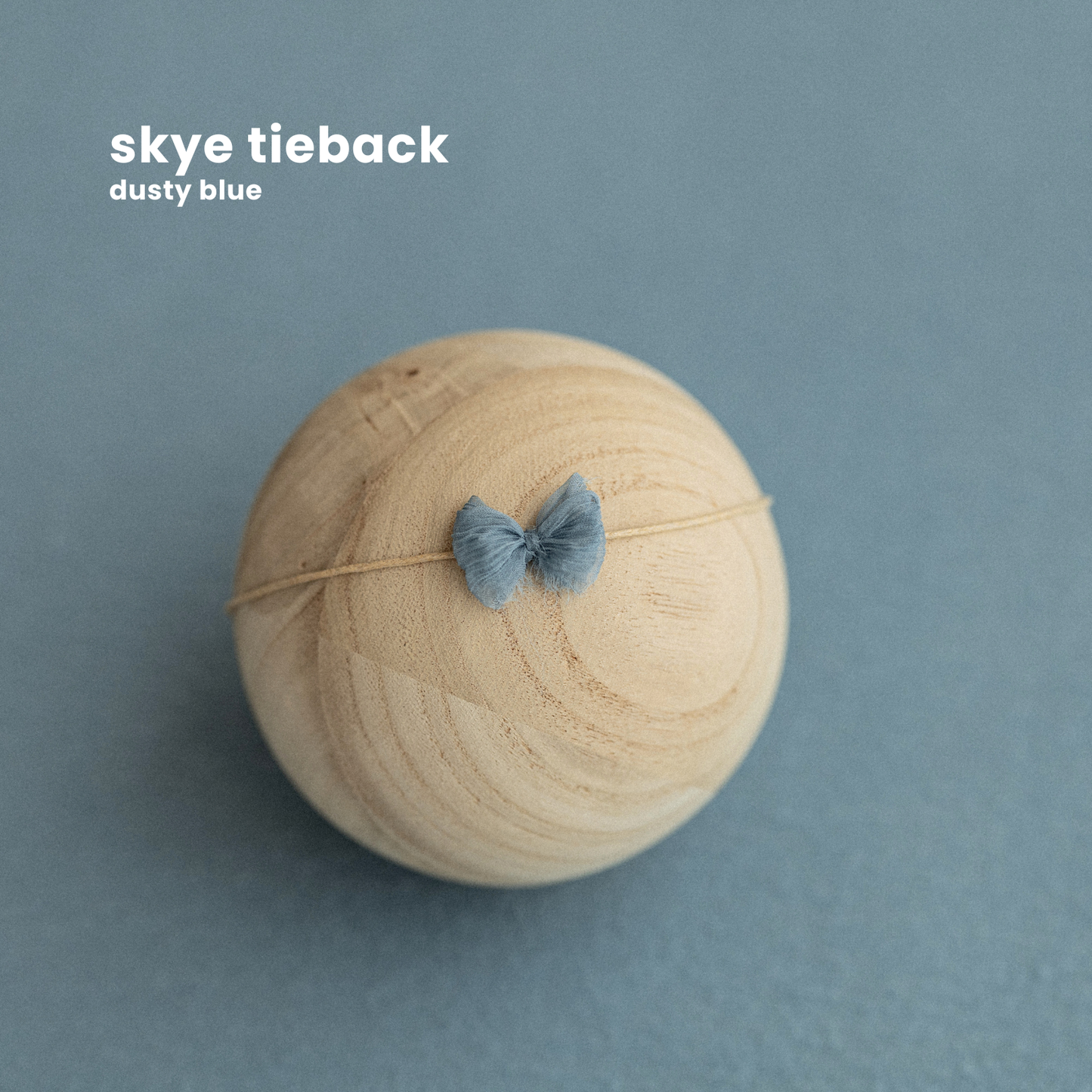 SKYE TIEBACK : dusty blue