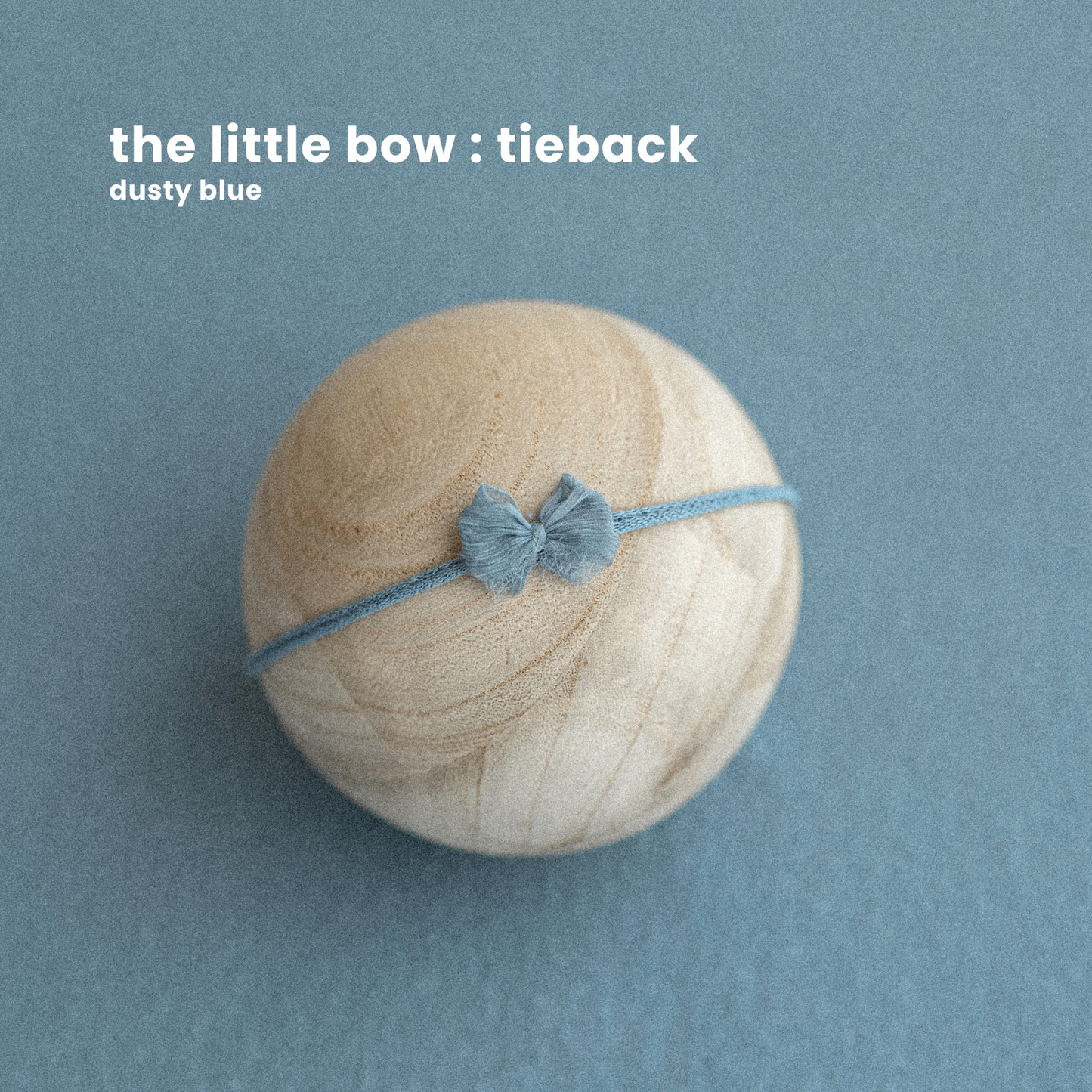 THE LITTLE BOW : dusty blue