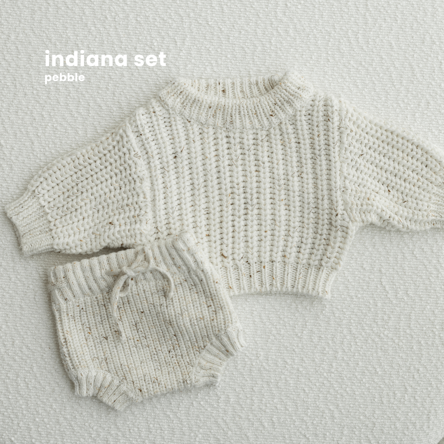 INDIANA NEWBORN SET : PEBBLE