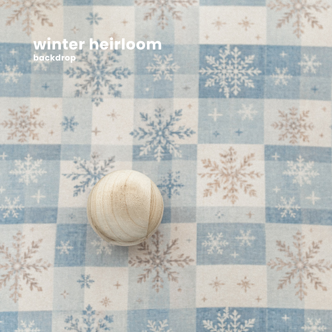 WINTER HEIRLOOM : backdrop