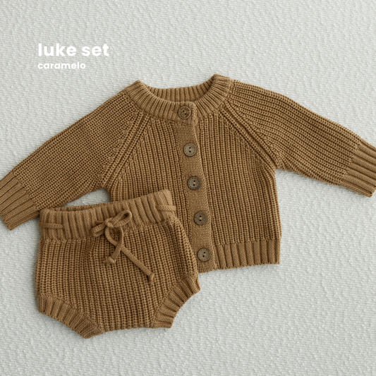 LUKE NEWBORN SET : CARAMELO