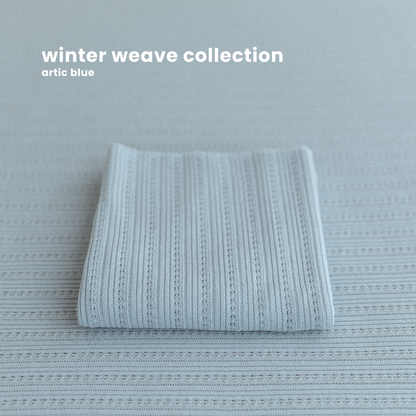 WINTER WEAVE COLLECTION : artic blue
