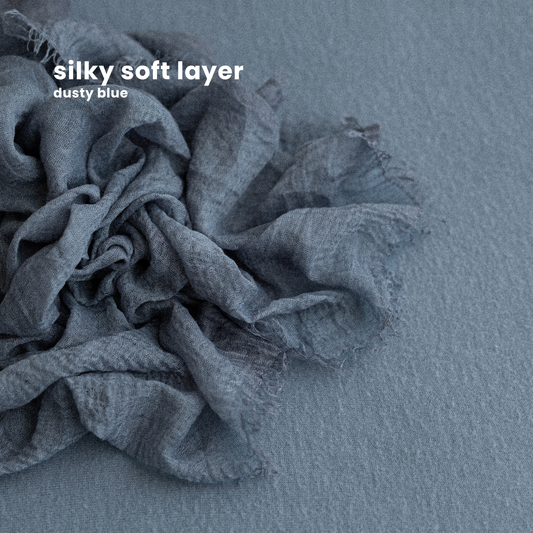 SILKY SOFT LAYER : dusty blue