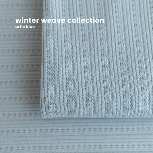 WINTER WEAVE COLLECTION : artic blue