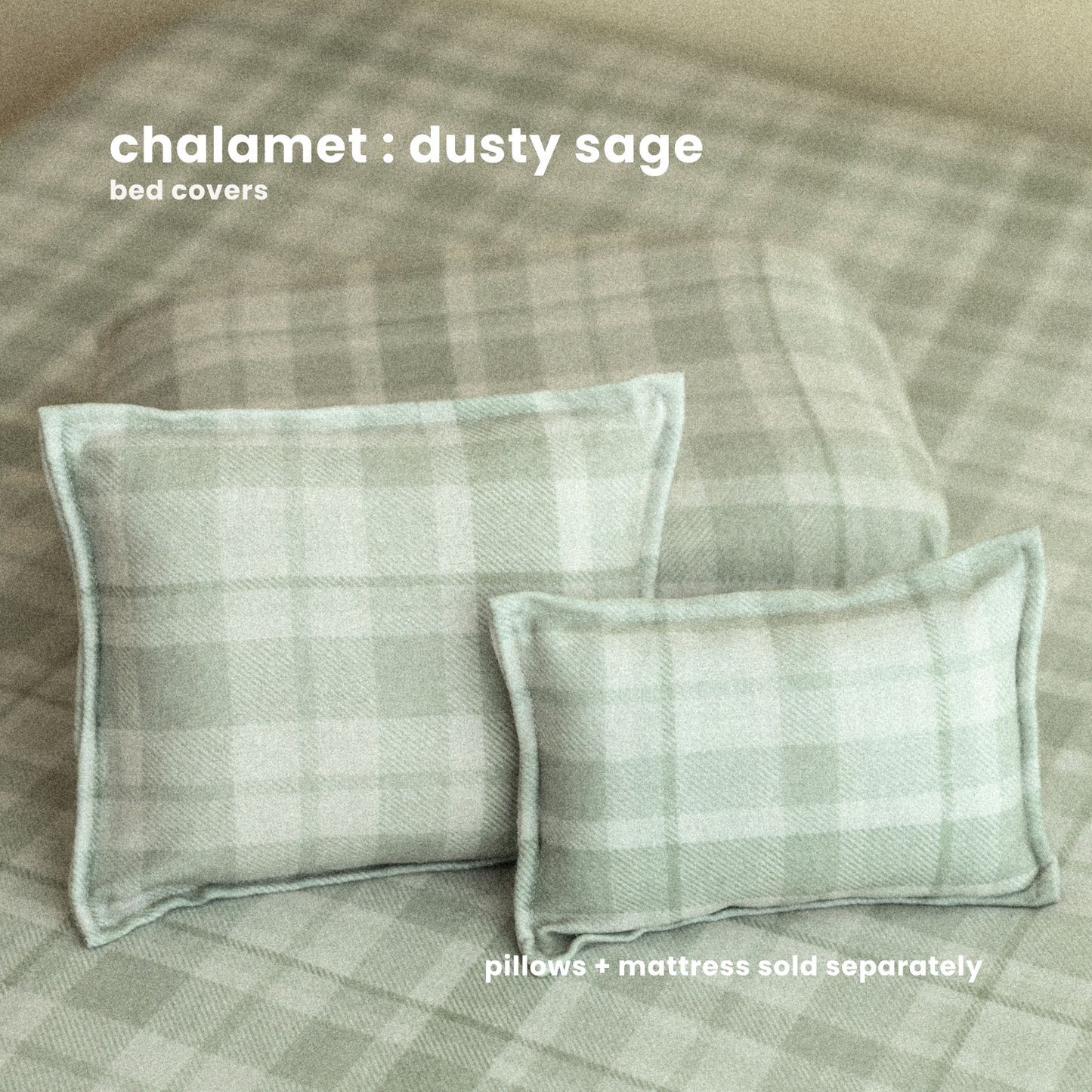 BED COVERS | chamalet : dusty sage