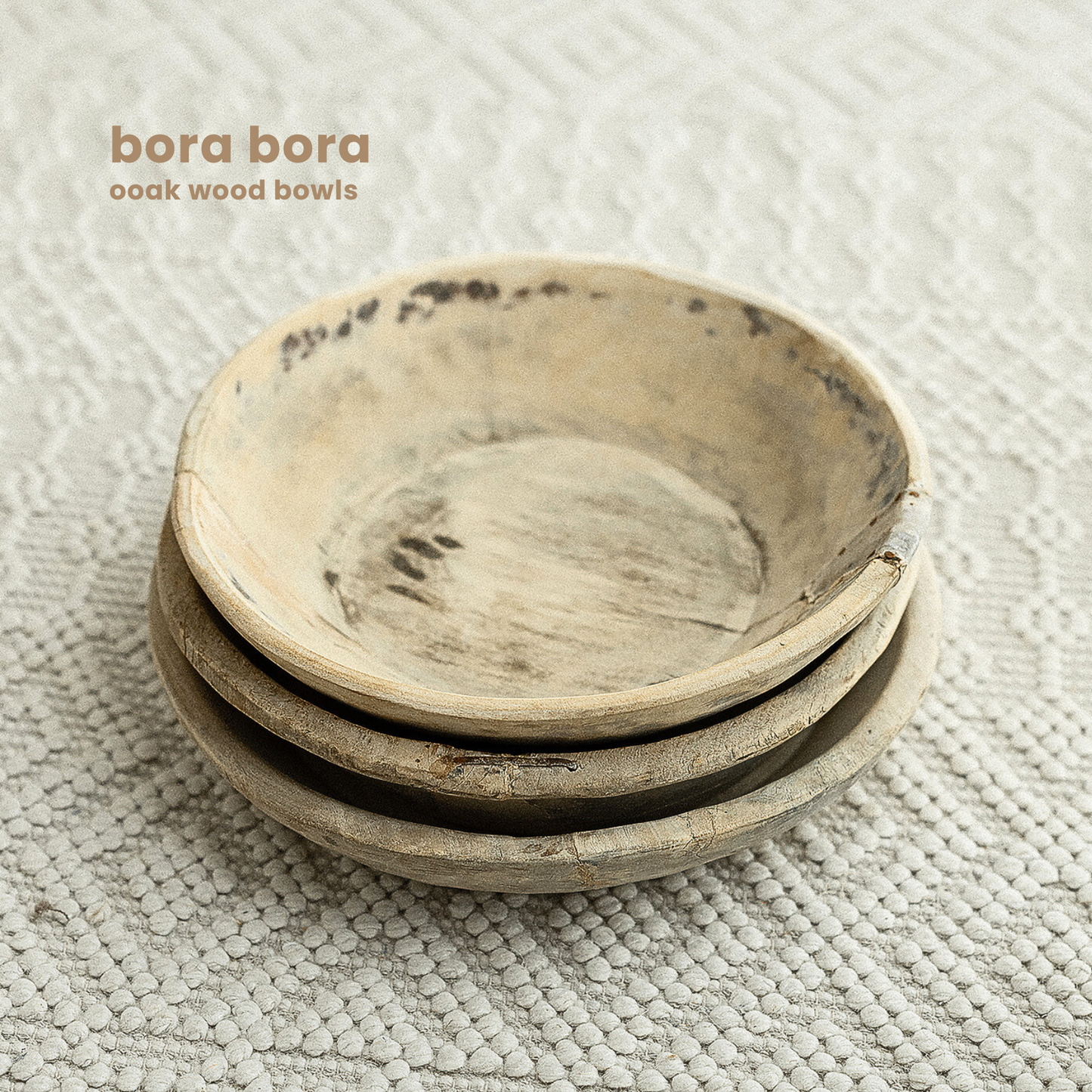 BORA BORA : OOAK WOOD BOWL