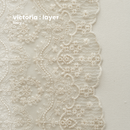 VICTORIA LAYER : ivory