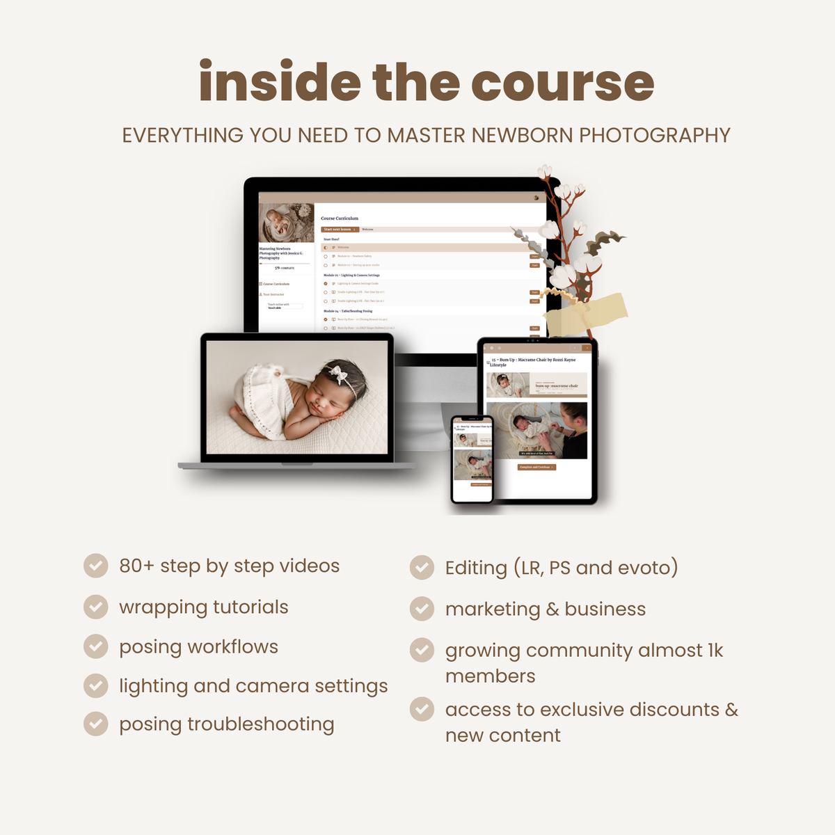 Mastering Newborn Photography : Lifetime Membership