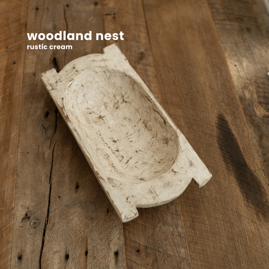 WOODLAND NEST : rustic cream