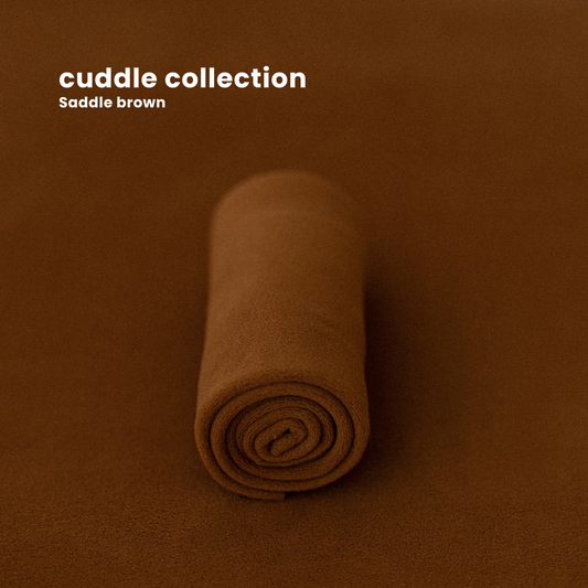 CUDDLE COLLECTION : SADDLE BROWN