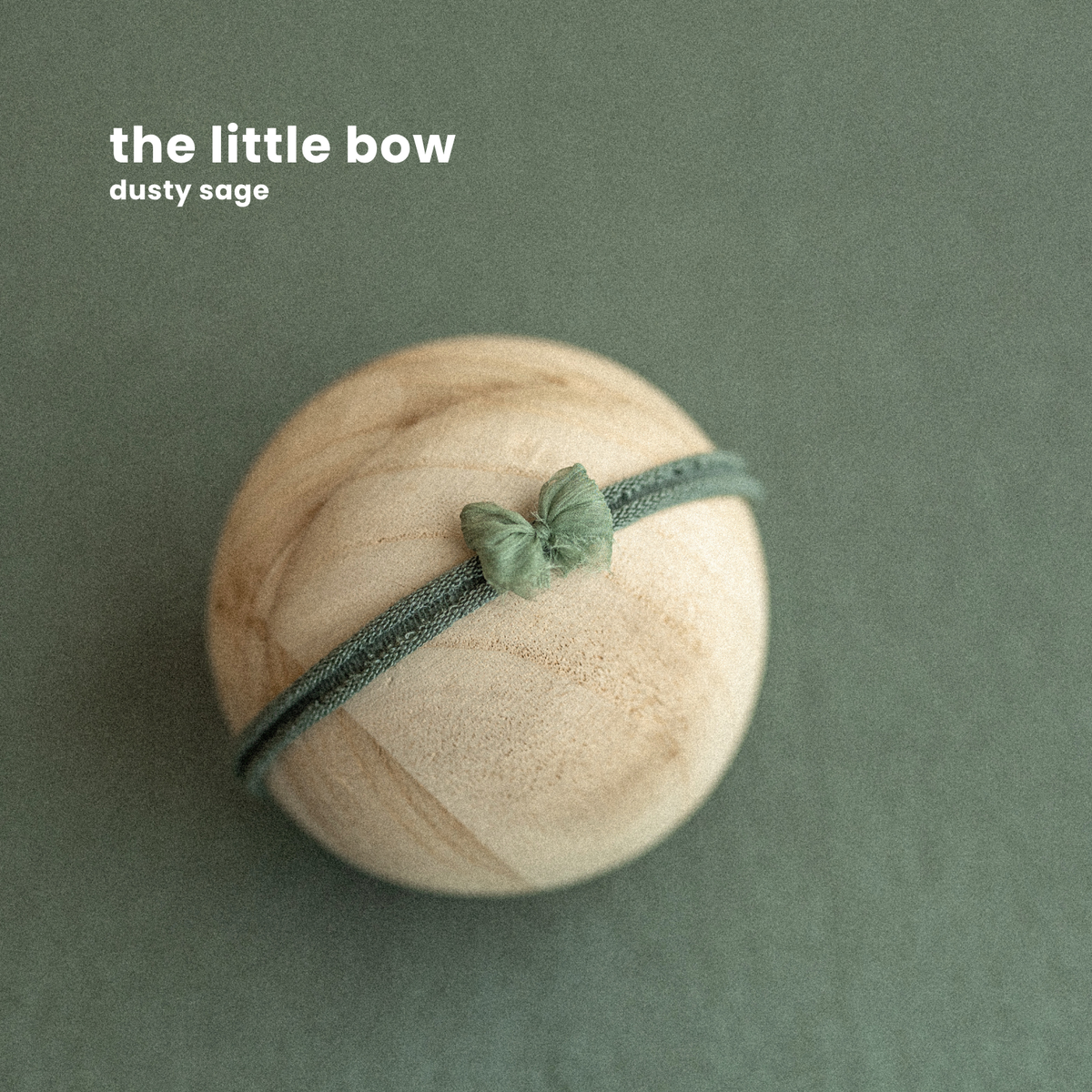 THE LITTLE BOW : dusty sage
