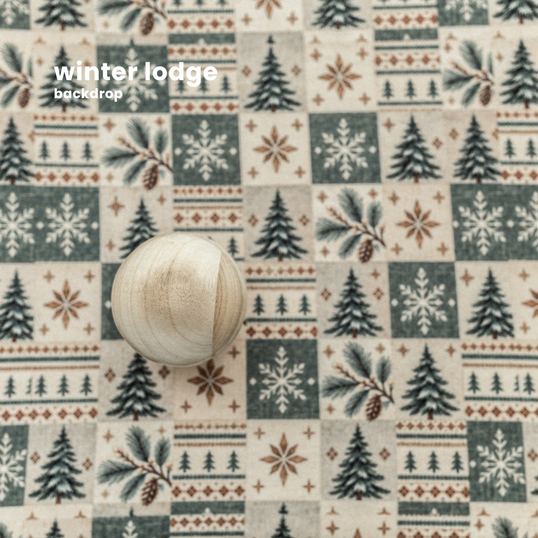 WINTER LODGE : backdrop