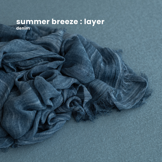 SUMMER BREEZE LAYER : denim