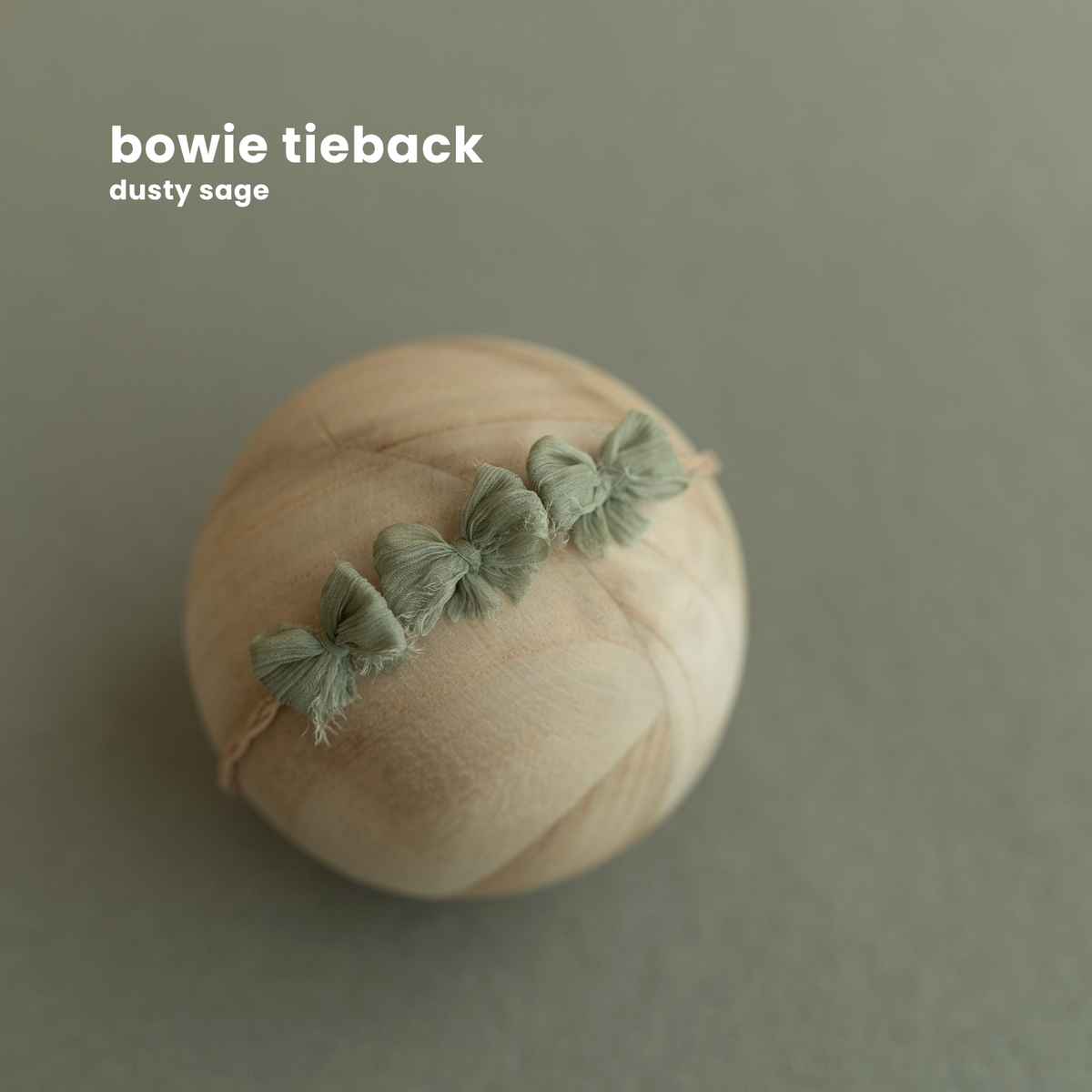 BOWIE TIEBACK : dusty sage