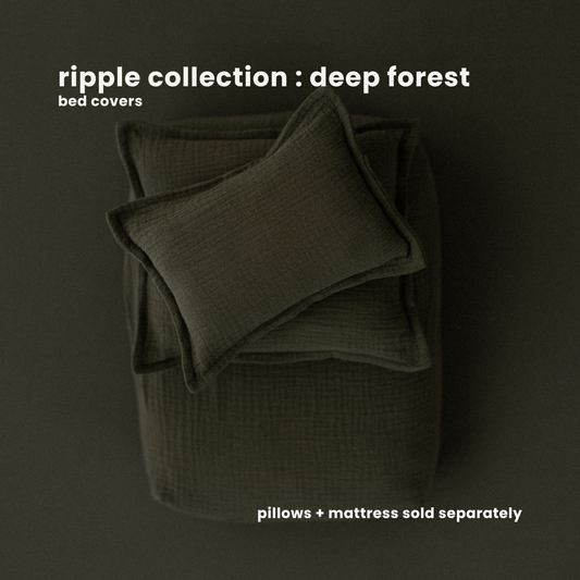 BED COVERS | RIPPLE : deep forest