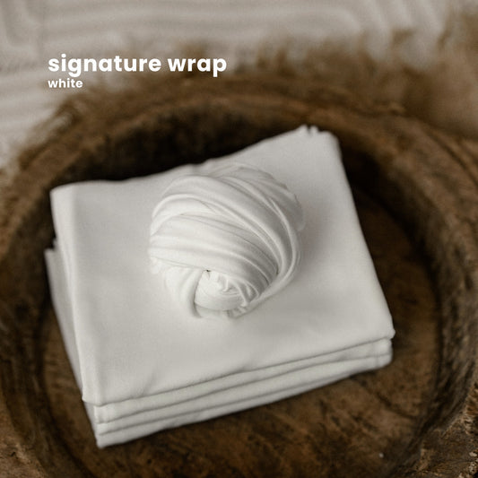 SIGNATURE WRAP : WHITE