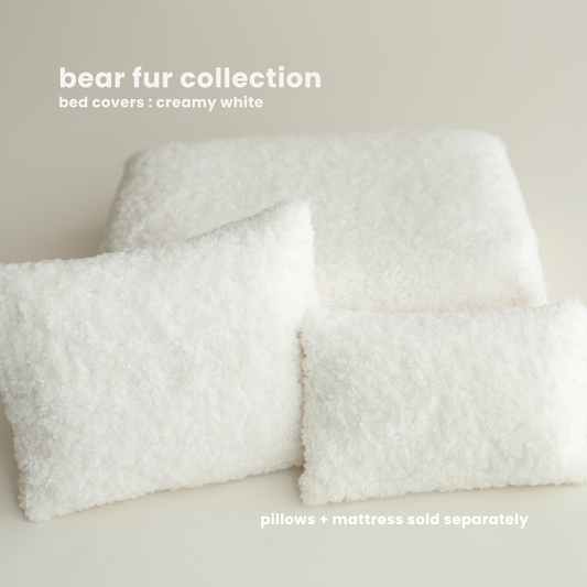 BED COVERS | BEAR FUR : CREAMY WHITE