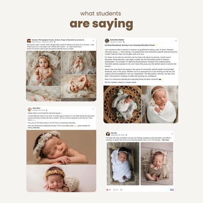 Mastering Newborn Photography : Lifetime Membership
