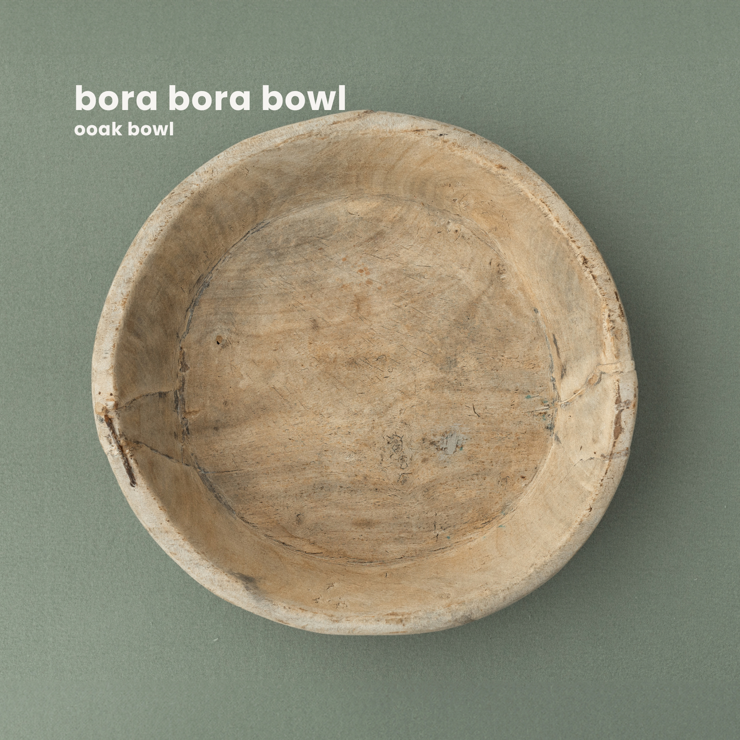 BORA BORA : OOAK WOOD BOWL