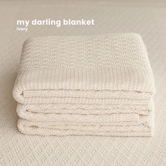 my darling blanket : ivory