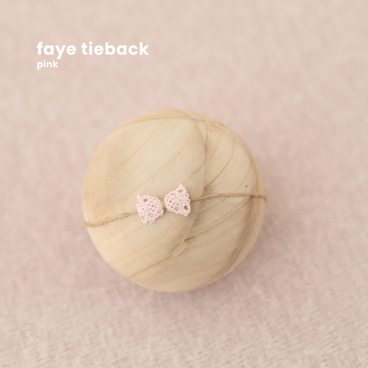 FAYE TIEBACK : PINK