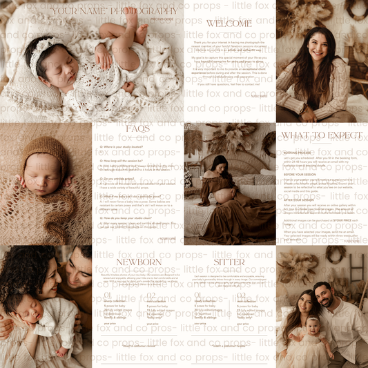 PRICING GUIDE CANVA TEMPLATE by jessica g. + little fox & co.