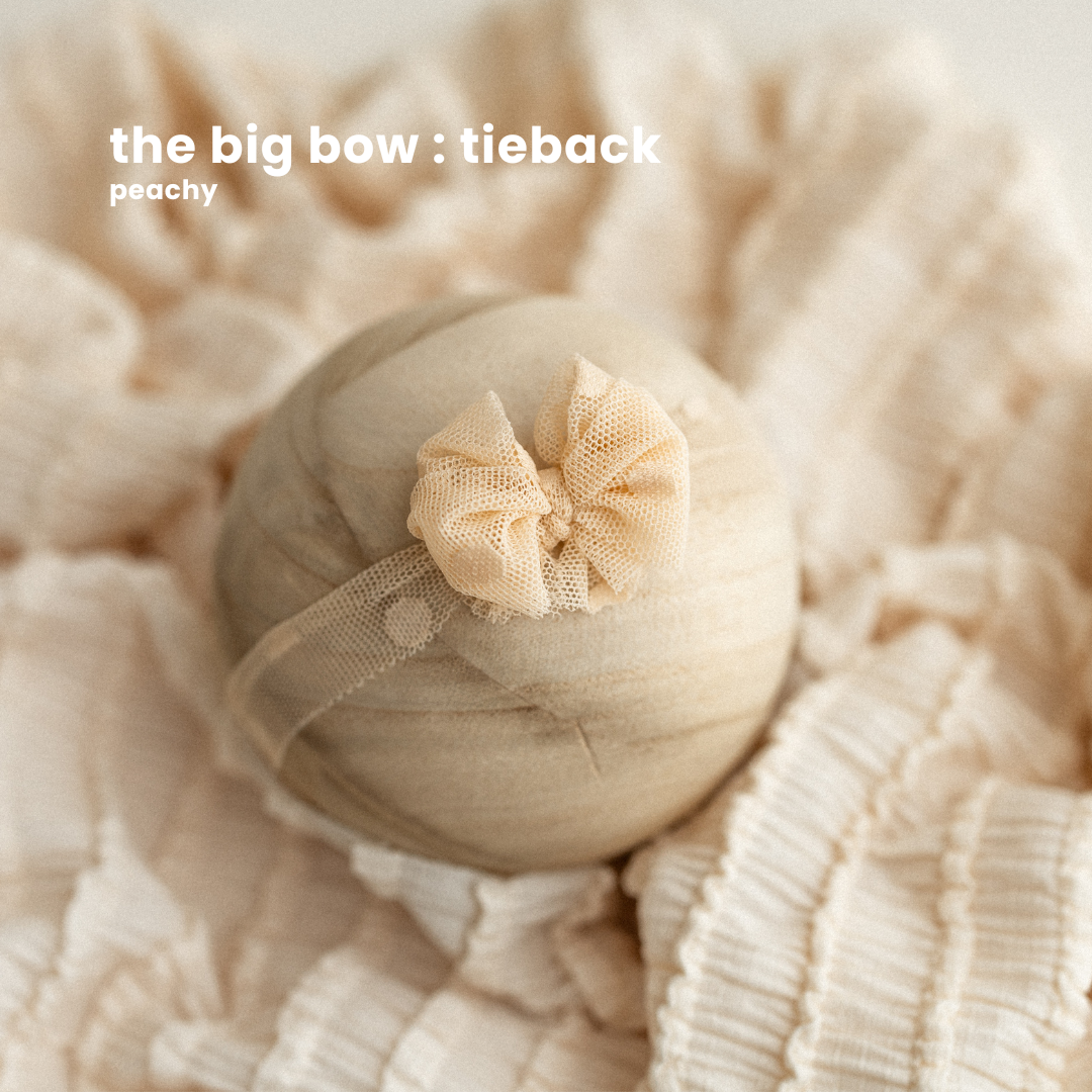 THE BIG BOW : peachy