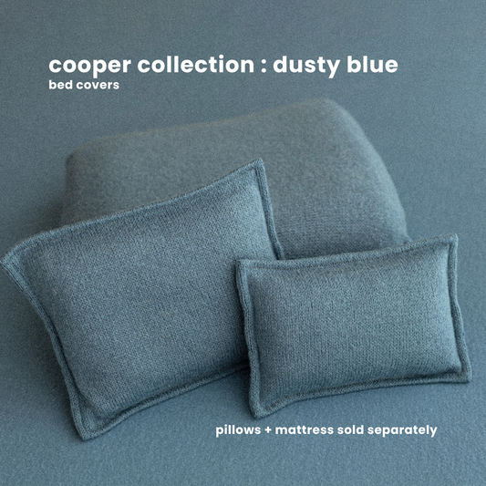 BED COVERS | COOPER : DUSTY BLUE