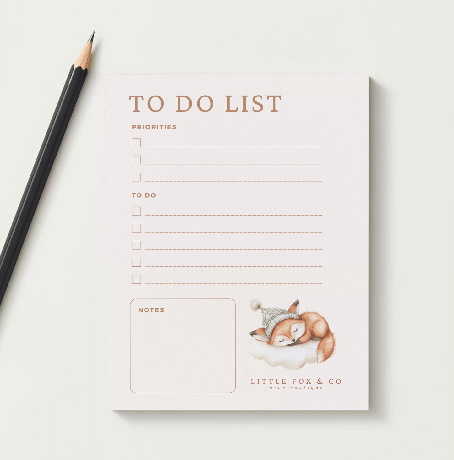 To do list notepad