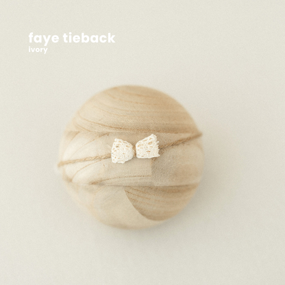 FAYE TIEBACK : IVORY