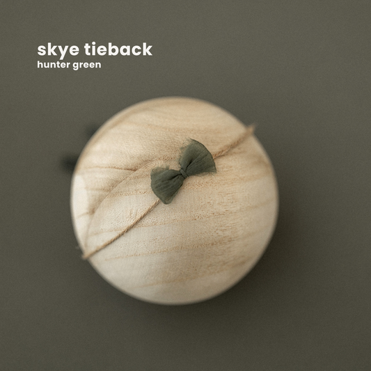 SKYE TIEBACK : hunter green
